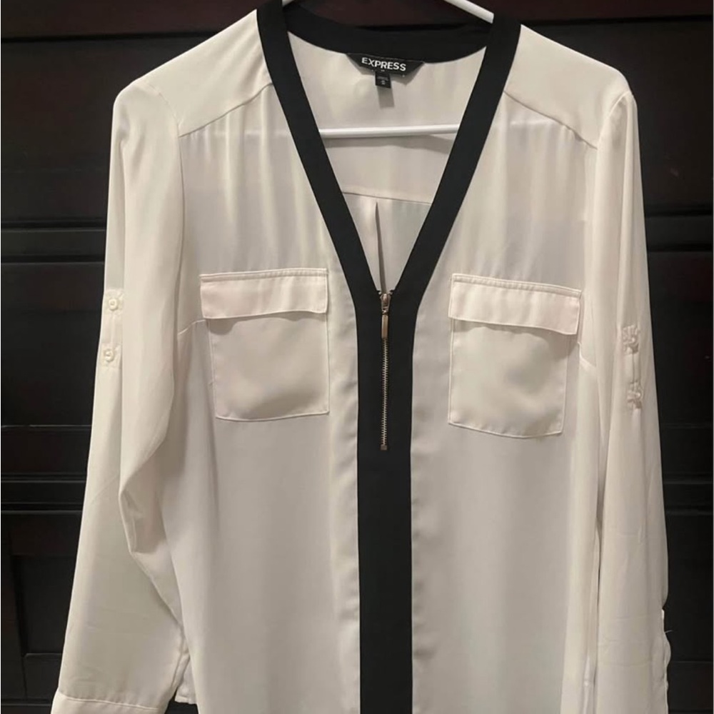 Express Monochrome Blouse